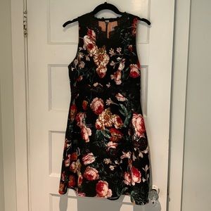 Floral cocktail dress